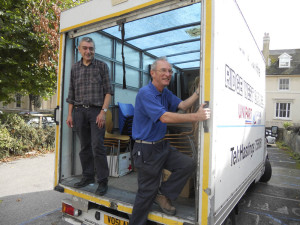 Loading up at HCAT