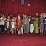Thursday - Everyone with Roger Mitchell (centre)