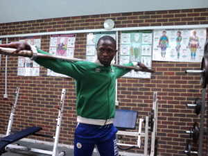 Ibrahim training at WPSC