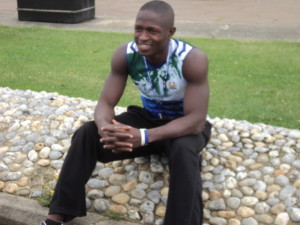 Ibrahim having a well-earned rest