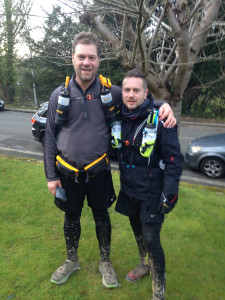 Dain (the big one) training with a mate