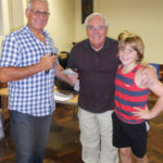 Richard congratulates two generations from the winning team: Unit 4 + 2 and a half