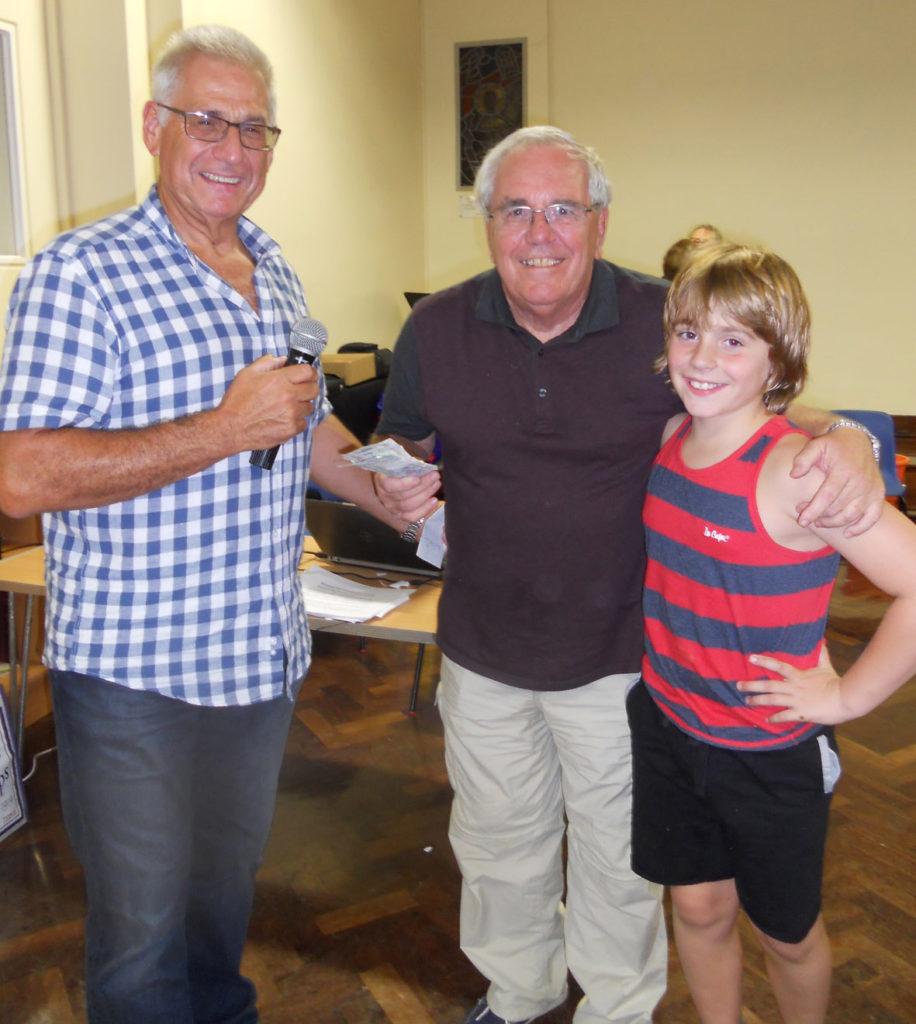 Richard congratulates two generations from the winning team: Unit 4 + 2 and a half