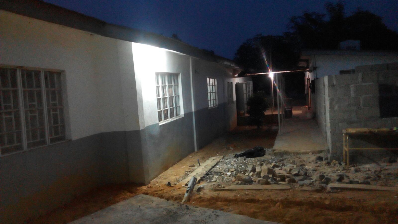 External lighting to the Health Centre 