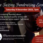 Wine Tasting Evening - 9 December 2023